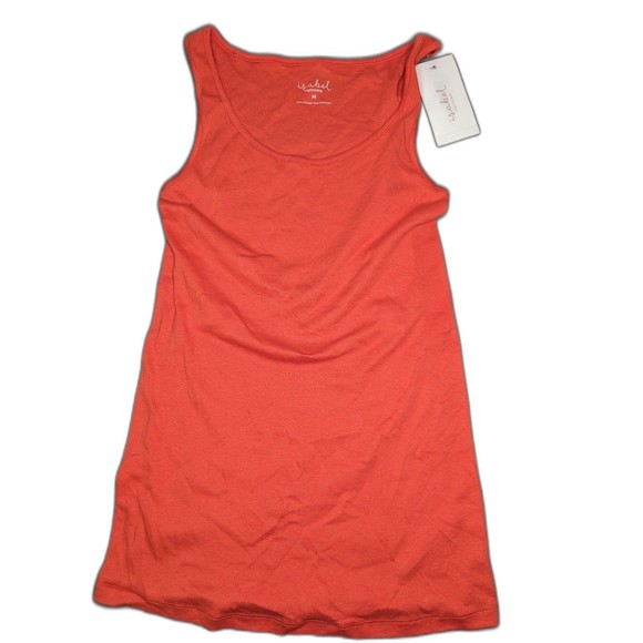 Isabel Maternity Tank Top Red Orange - Picture 4 of 9